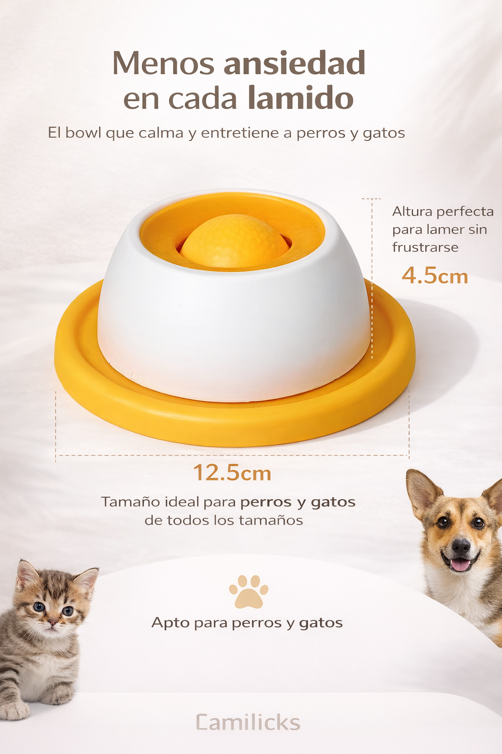 Bowl interactivo para mascotas